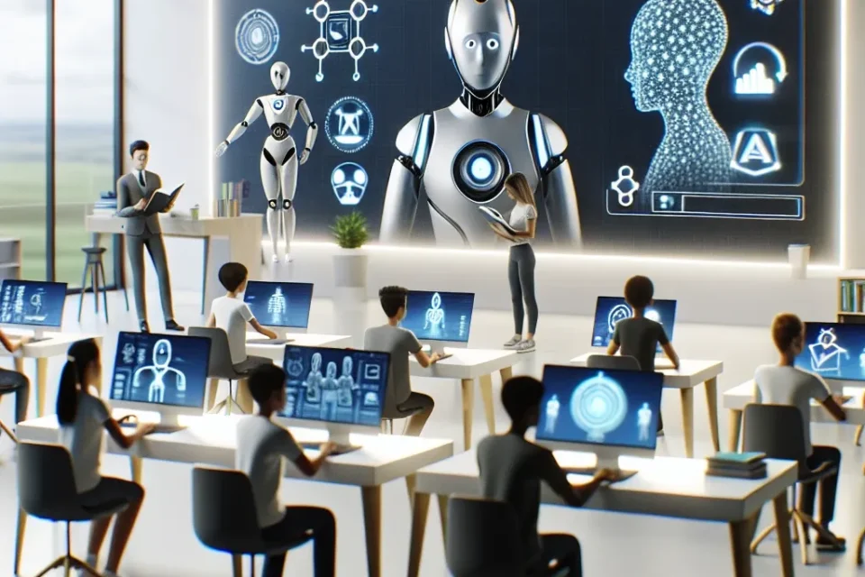 "Customizable AI tutor interface on an educational platform, showcasing interactive learning tools and personalized user experience for students."