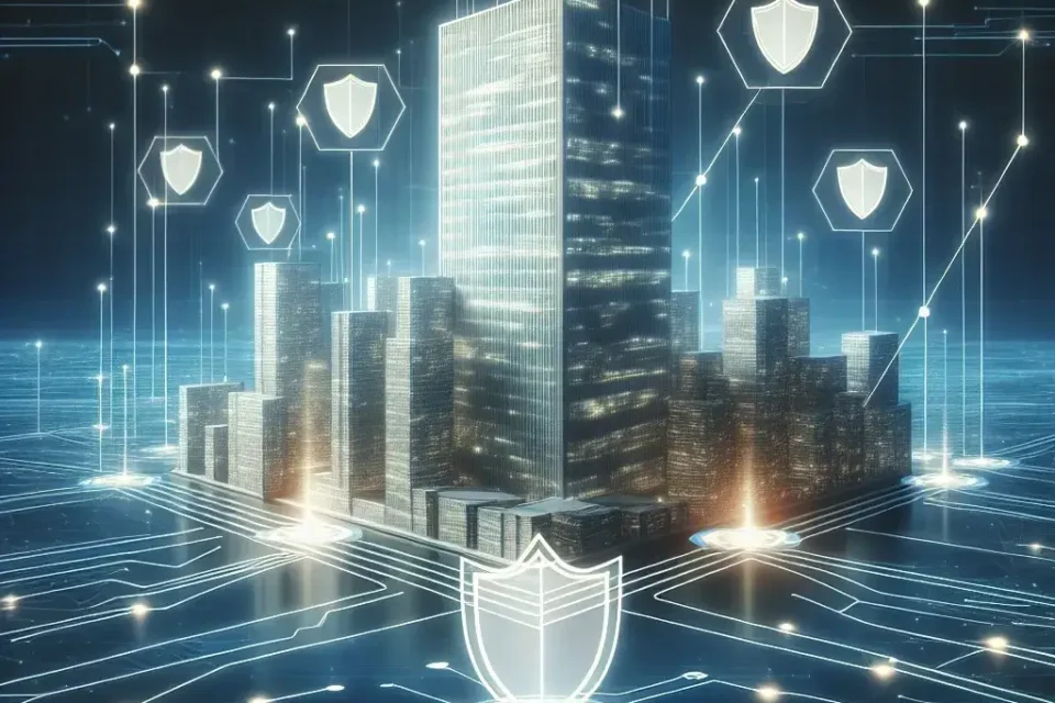 "Network Security Scanner interface displaying vulnerability assessment results for enterprise networks, showcasing critical alerts and security status."